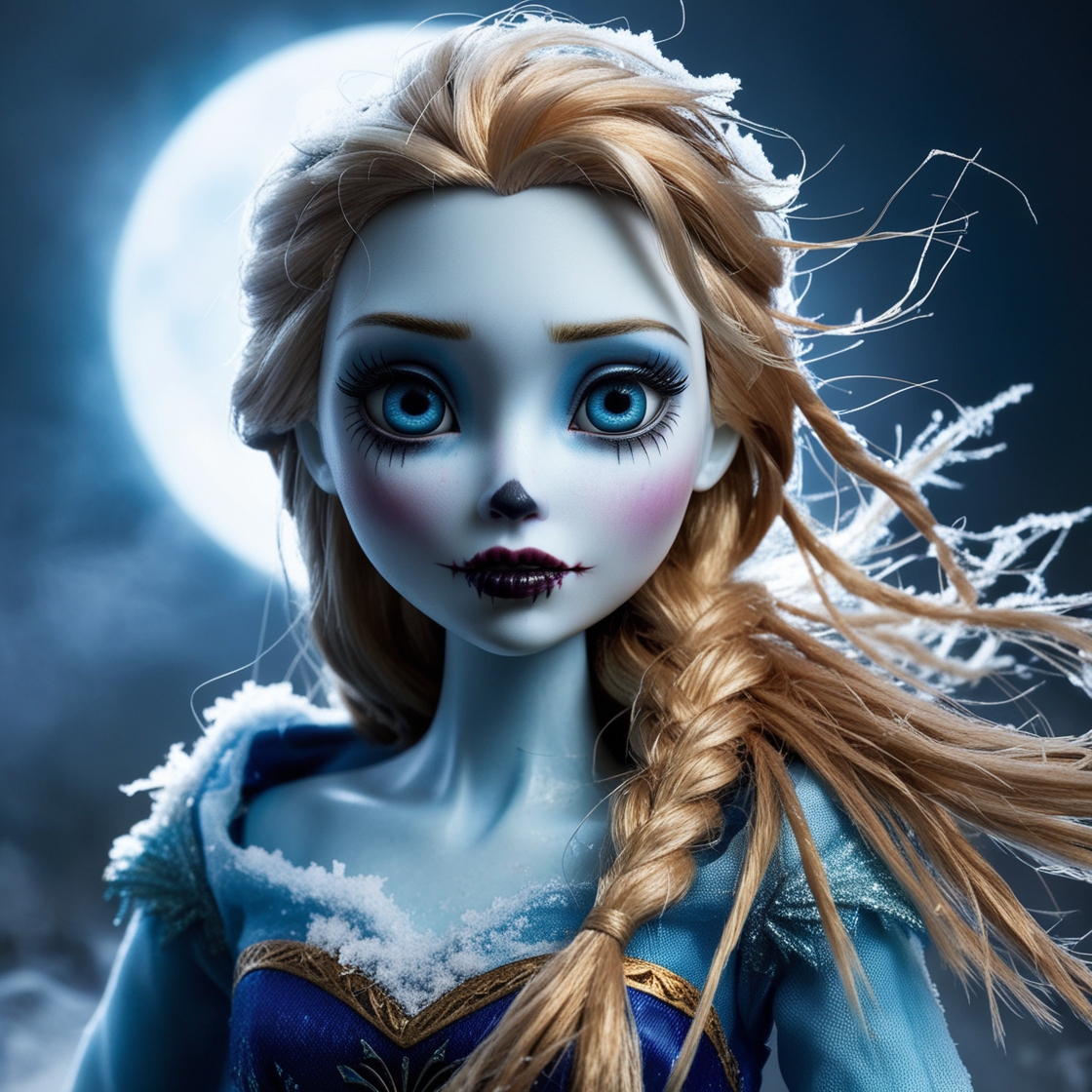 Haunted Elsa Doll