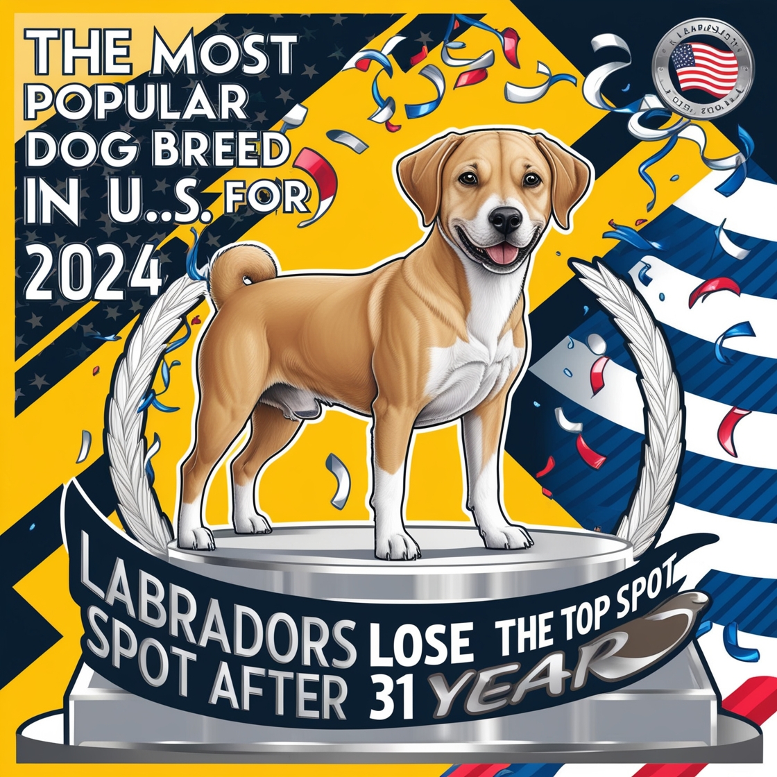 Labradors Lose the Top Spot After 31 Years